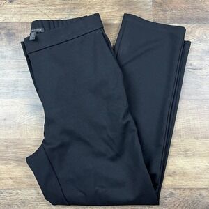 Eileen‎ Fisher Black Lyocell Blend Cropped Ankle Soft Pants Size XS